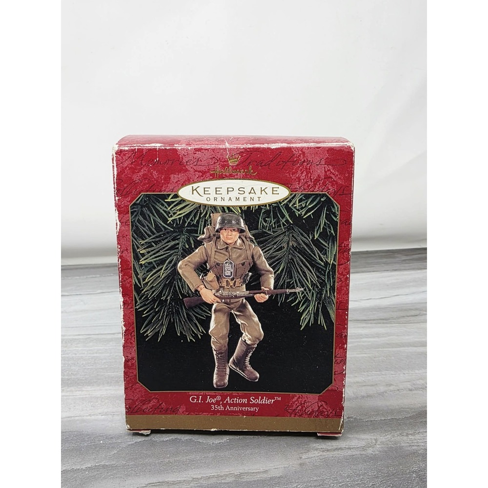 1999 Hallmark Keepsake Ornament G.I. Joe Action Soldier 35th Anniversary - Picture 7 of 8